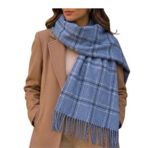 BUFANDA SOFT - GRIS / NEGRO